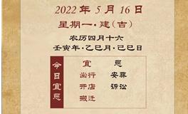 董易林每日生肖运势2022年5月16日