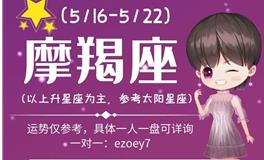 Ezoey徐佩玲魔羯座一周运势(5.16-5.22)