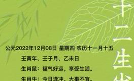 秦阳明每日生肖运势2022年12月8日